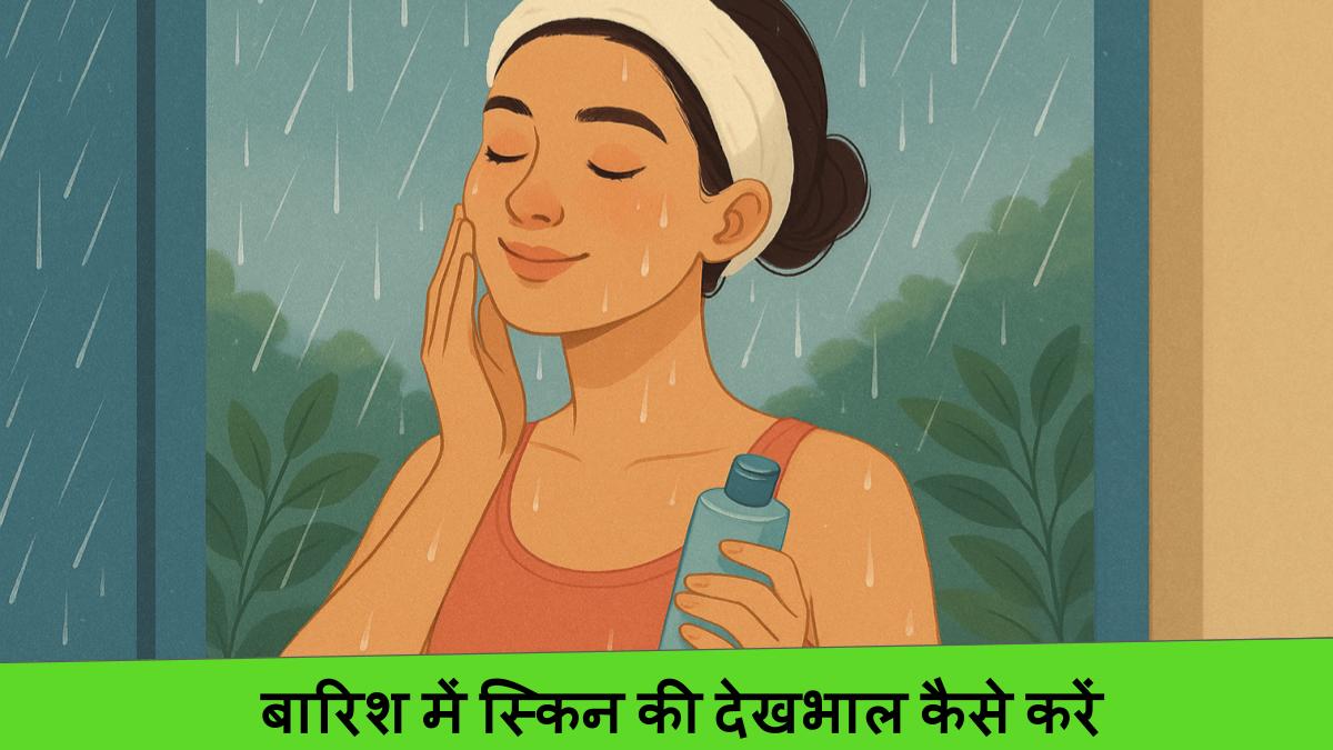 बारिश में स्किन की देखभाल कैसे करें