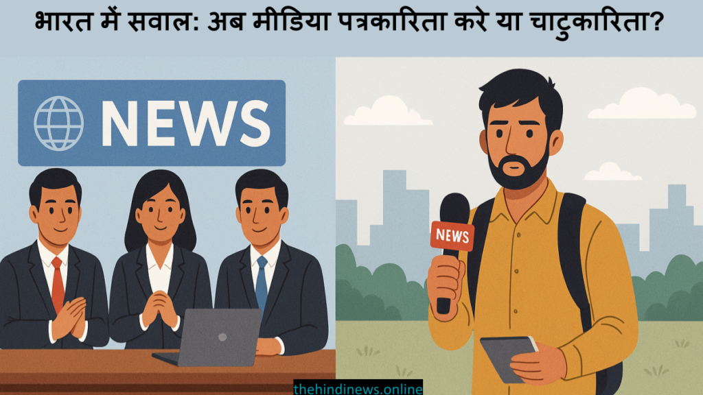 भारत में सवाल_ अब मीडिया पत्रकारिता करे या चाटुकारिता_