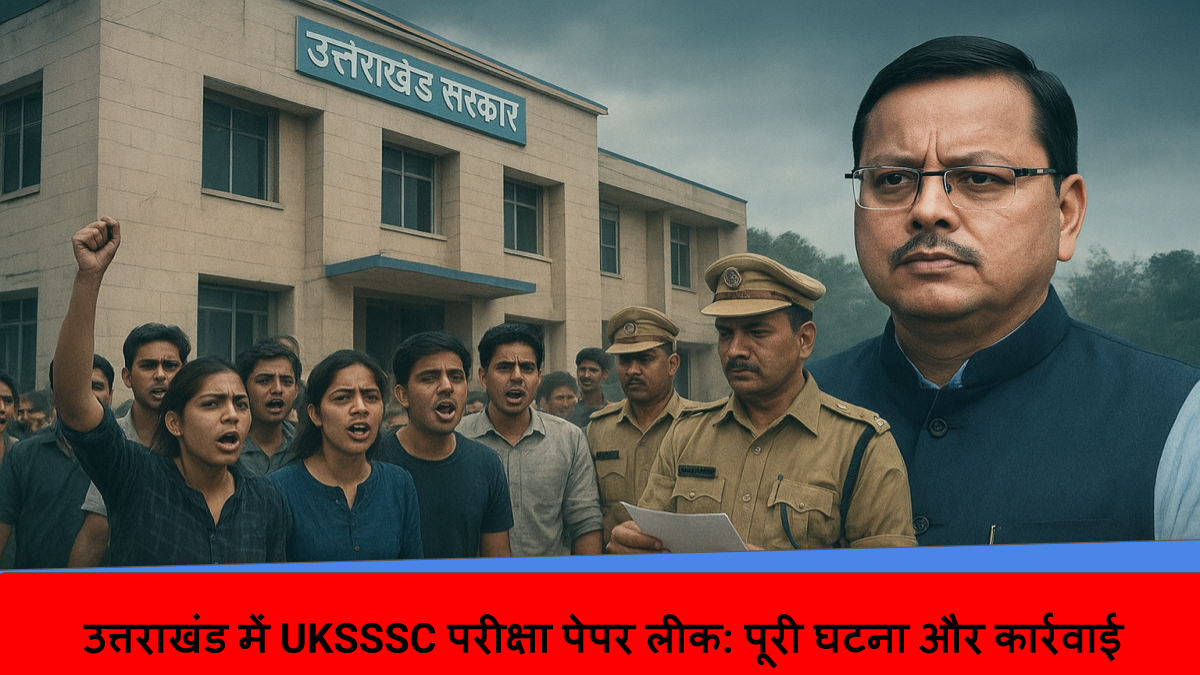 उत्तराखंड में UKSSSC परीक्षा पेपर लीक