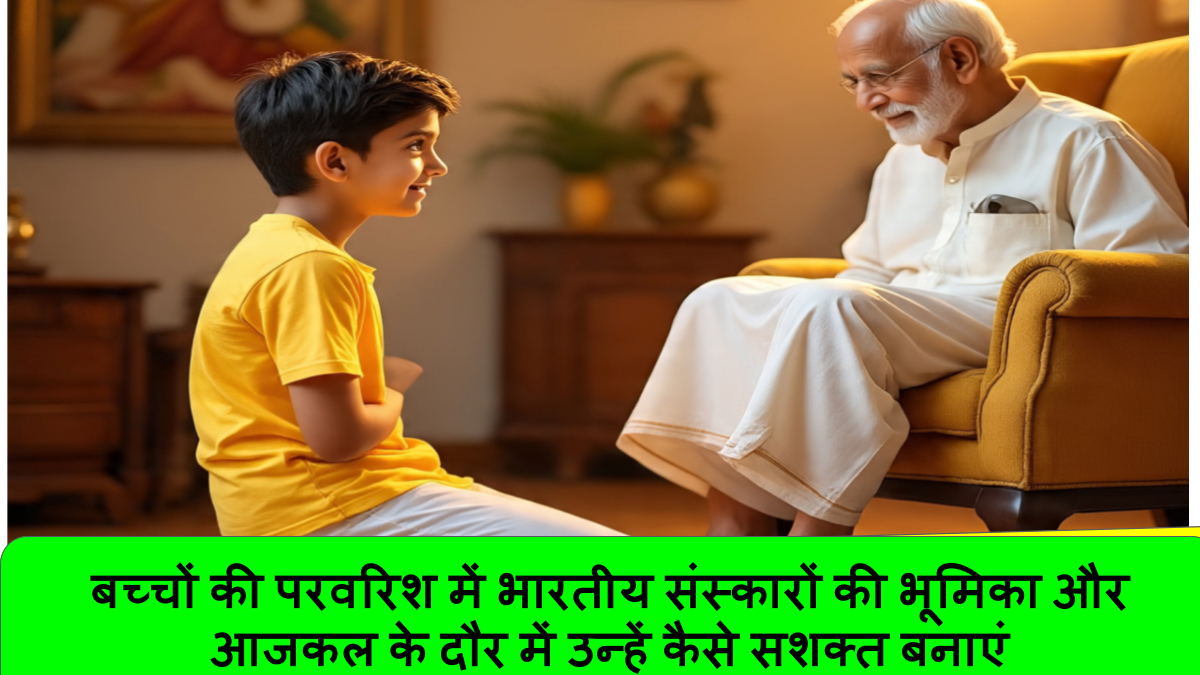 बच्चों की परवरिश में भारतीय संस्कारों की भूमिका और आजकल के दौर में उन्हें कैसे सशक्त बनाएं