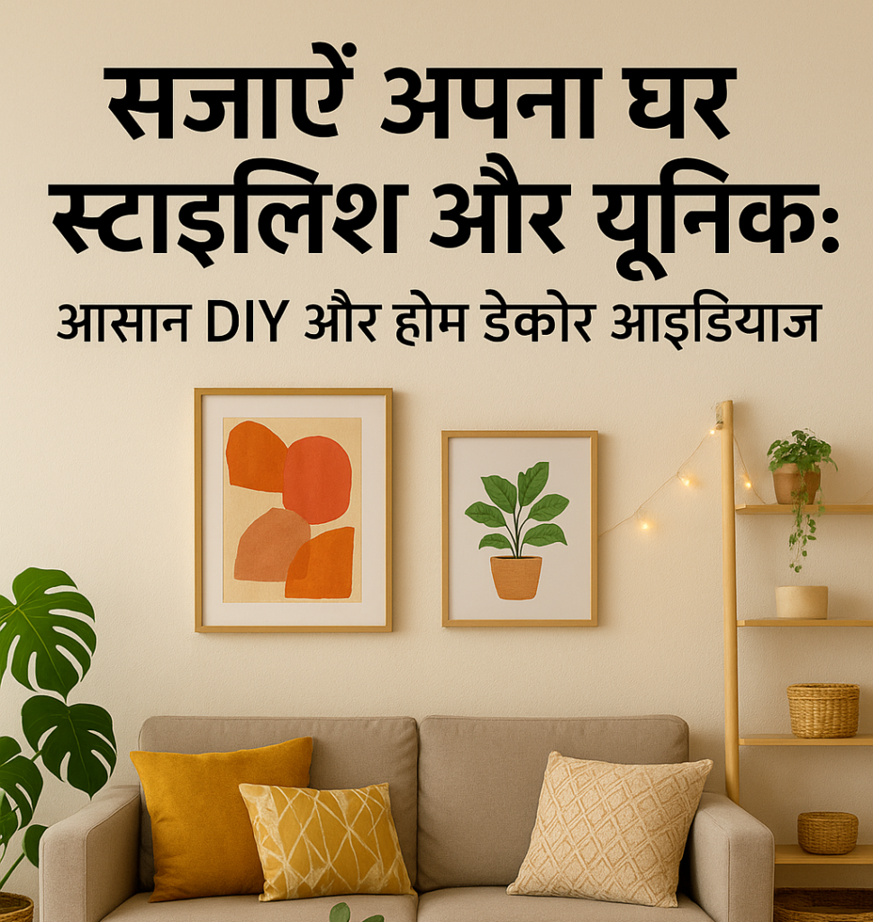आसान DIY और होम डेकोर आइडियाज