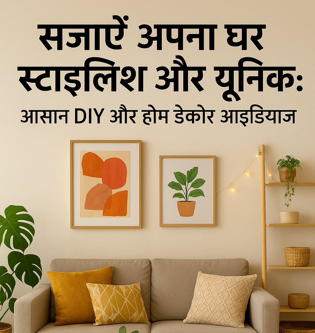 आसान DIY और होम डेकोर आइडियाज
