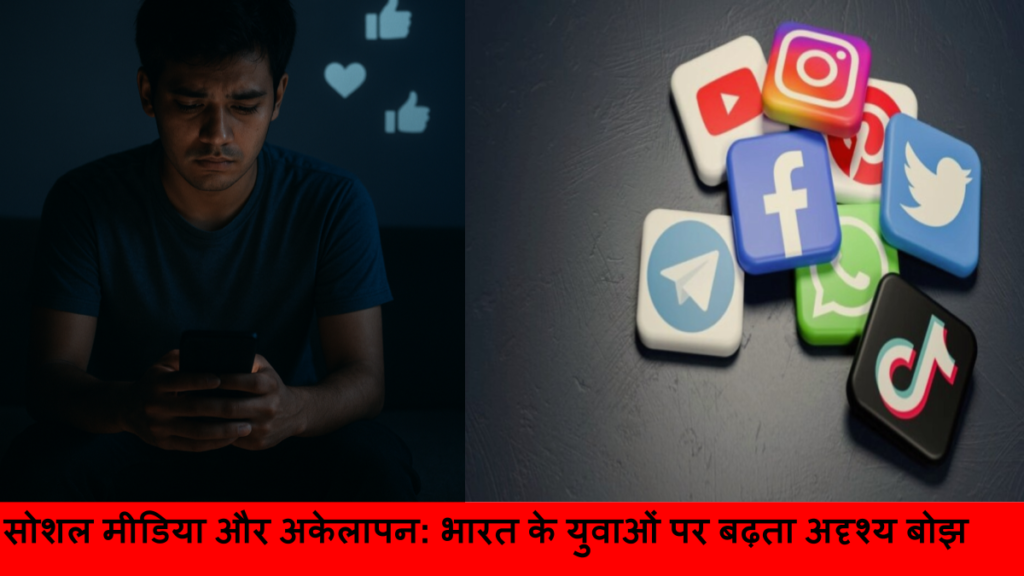 सोशल मीडिया और अकेलापन_ भारत के युवाओं पर बढ़ता अदृश्य बोझ
