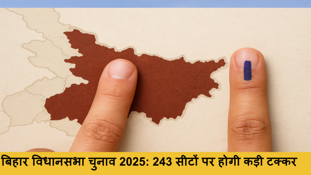 बिहार विधानसभा चुनाव 2025_ 243 सीटों पर होगी कड़ी टक्कर