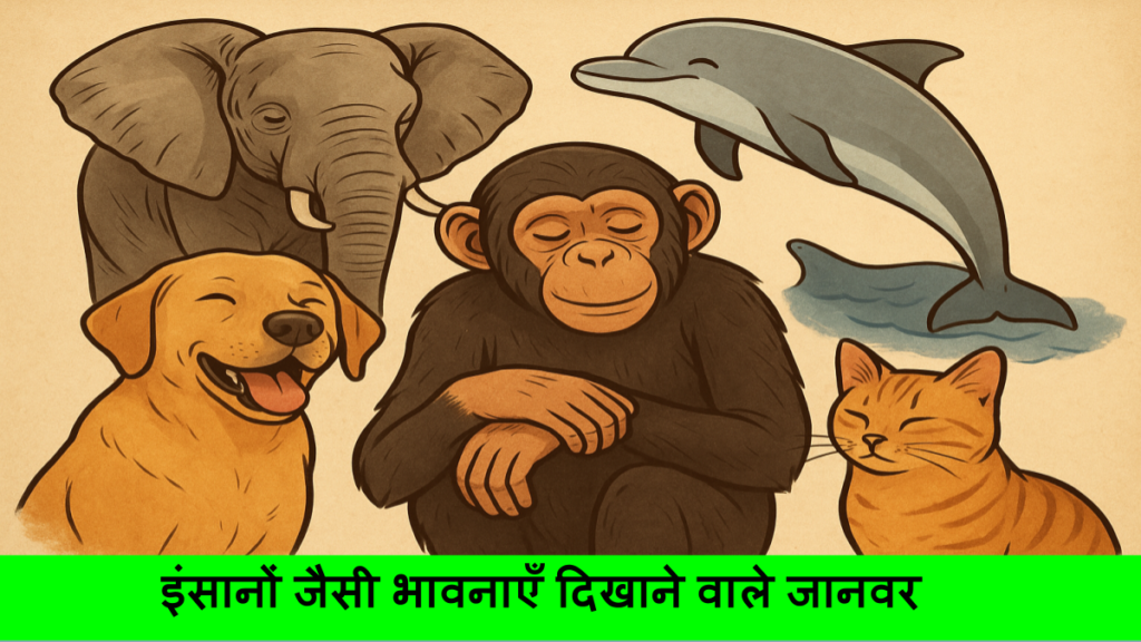 इंसानों जैसी भावनाएँ दिखाने वाले जानवर