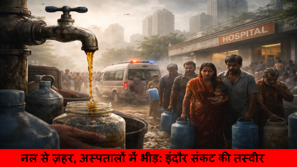 नल से ज़हर, अस्पतालों में भीड़_ इंदौर संकट की तस्वीर