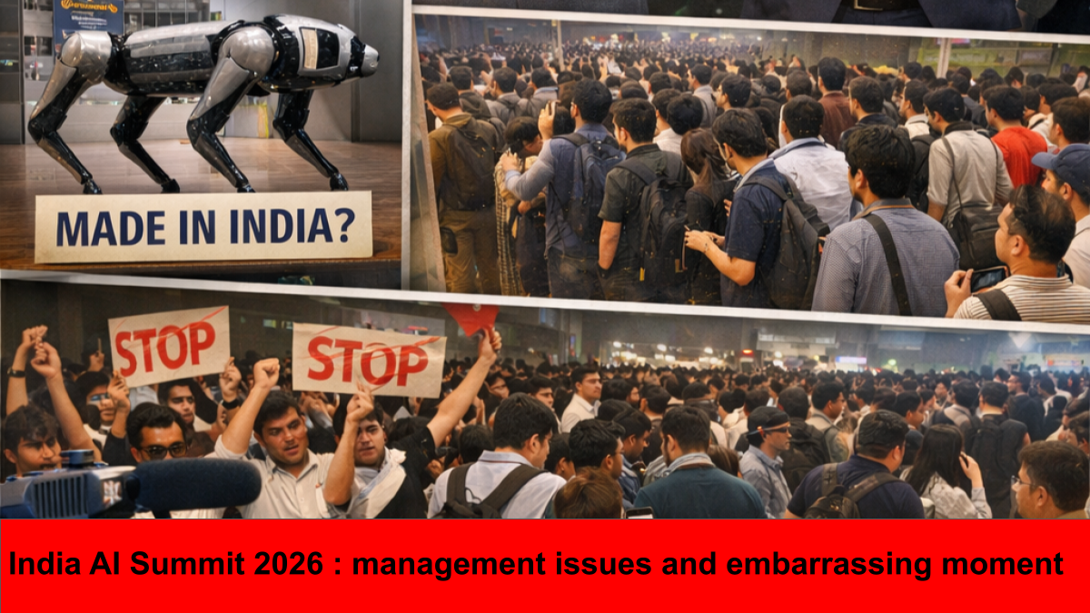 India AI Summit 2026 _ management issues and embarrassing moment