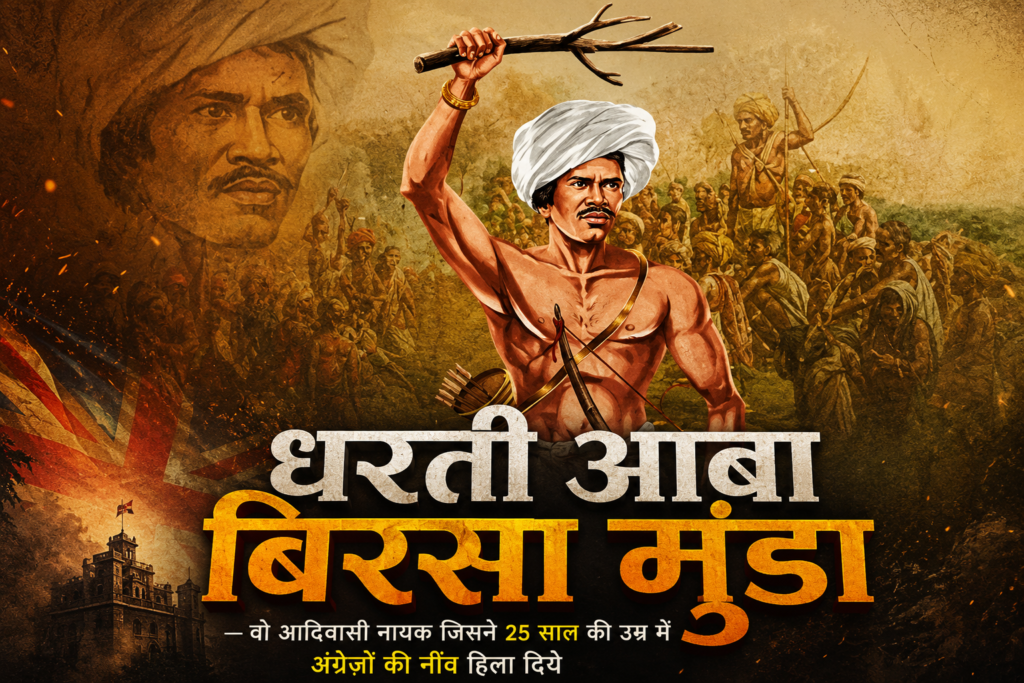 बिरसा मुंडा कौन थे Birsa Munda history in Hindi धरती आबा बिरसा मुंडा बिरसा मुंडा का जन्म कब हुआ उलगुलान आंदोलन क्या था Birsa Munda death reason