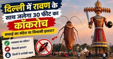 Delhi Me Ravan ke Saath Jalega Cockroach