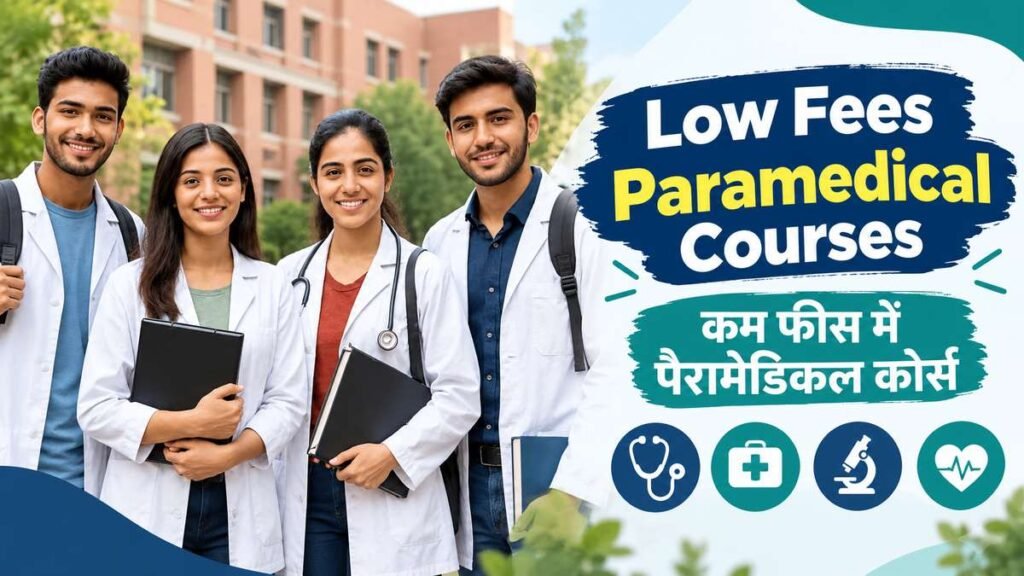 Low Fees Paramedical Courses