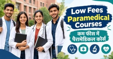 Low Fees Paramedical Courses